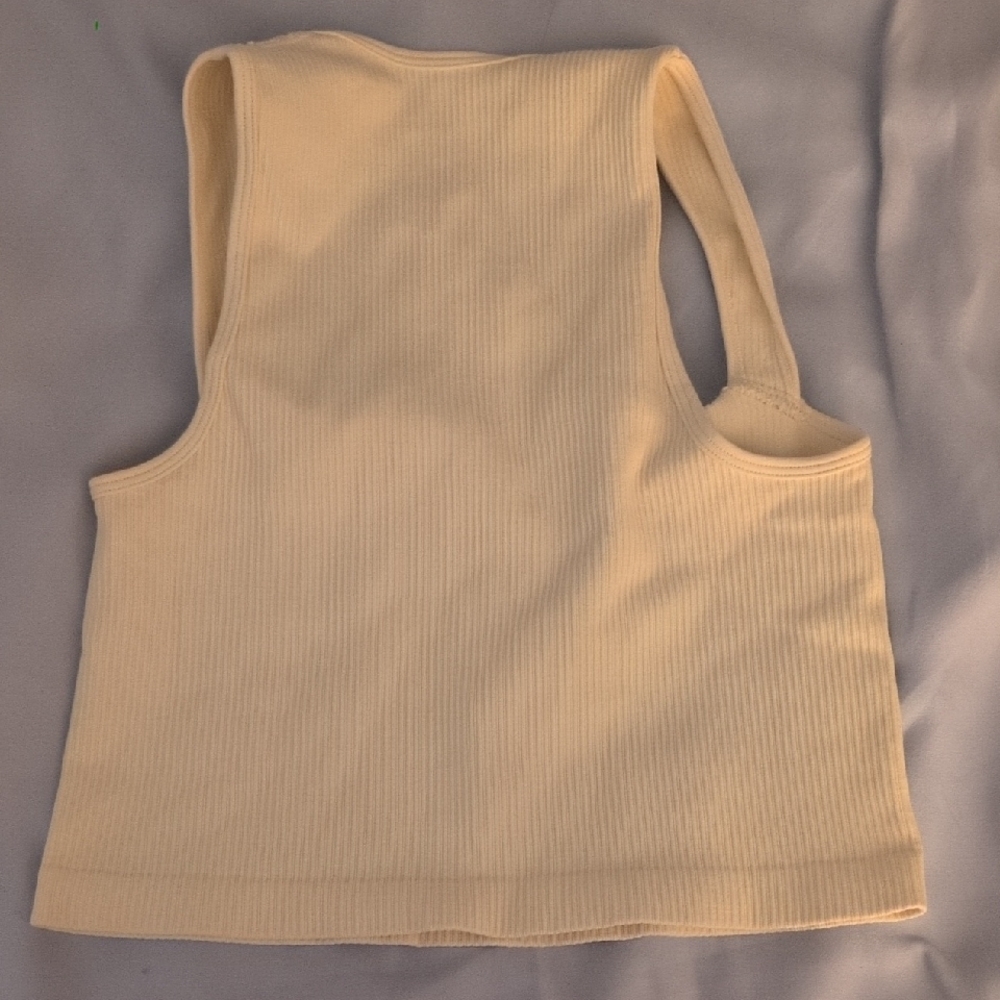 Amazon Essentials Cream Ribbed Tank Top - Picture 2 of 2